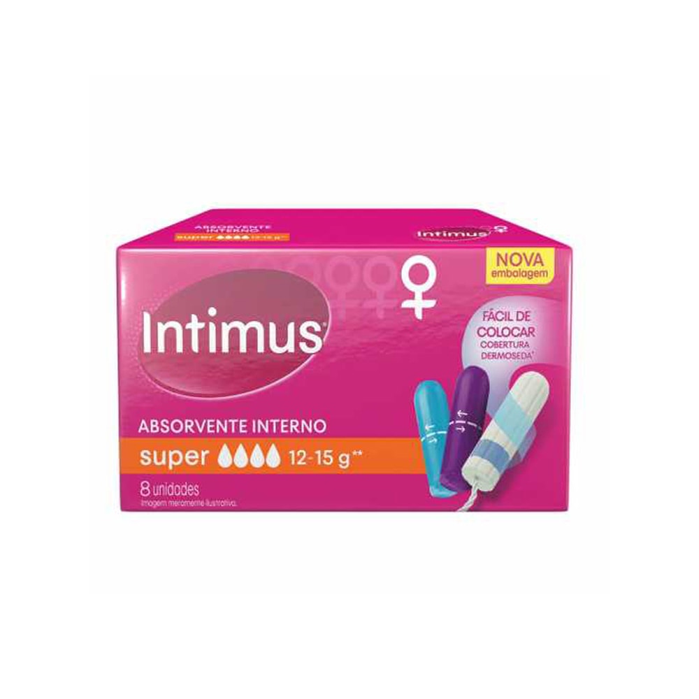 Absorvente Interno Intimus Super Com 8un