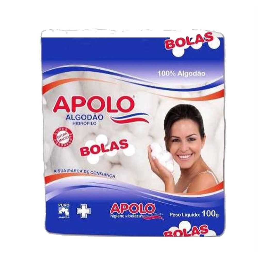 Algodão Apolo Bola Branca 100g