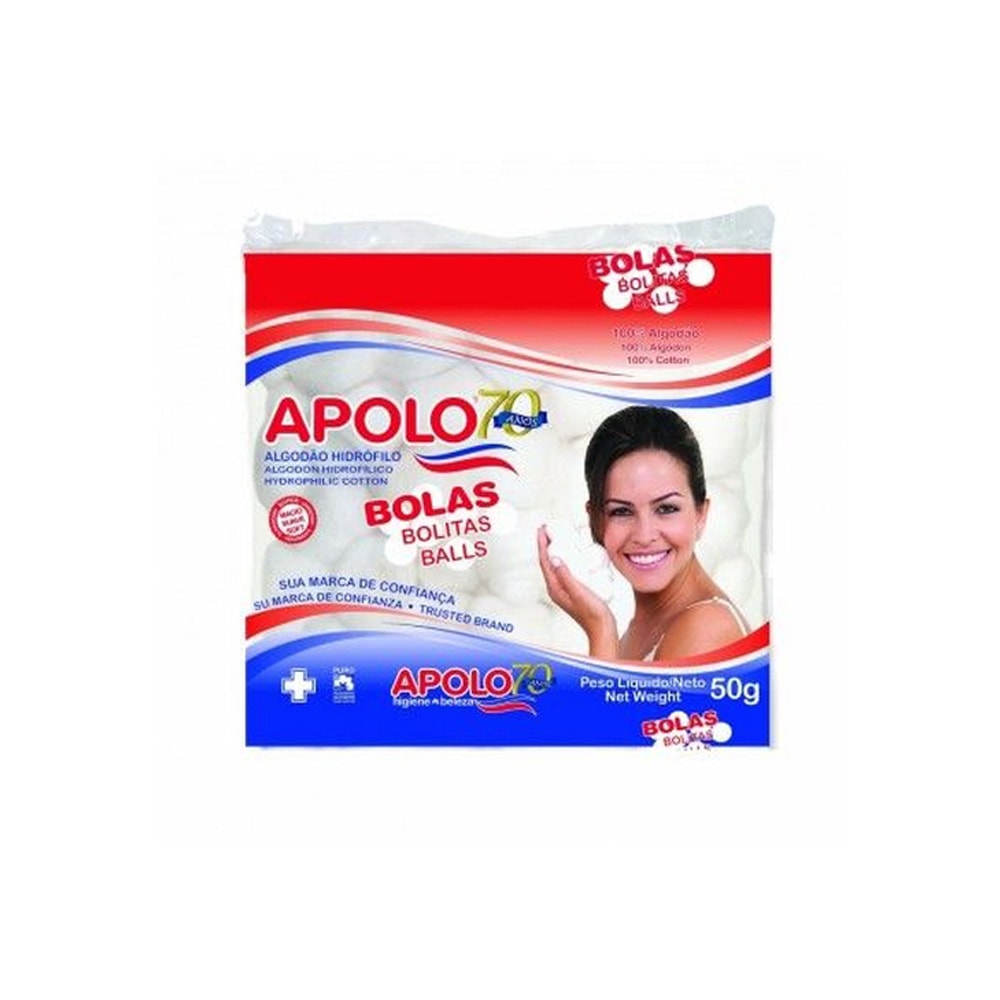 Algodão Apolo Bola Branca 50g