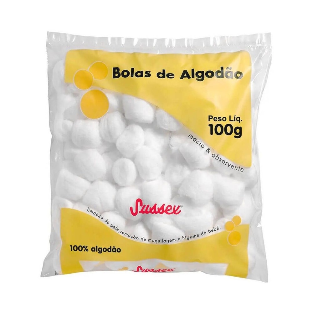 Algodão Sussex Bola Branca 100g