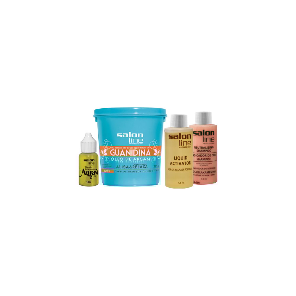 Alisamento Capilar Salon Line 400g Argan Regular