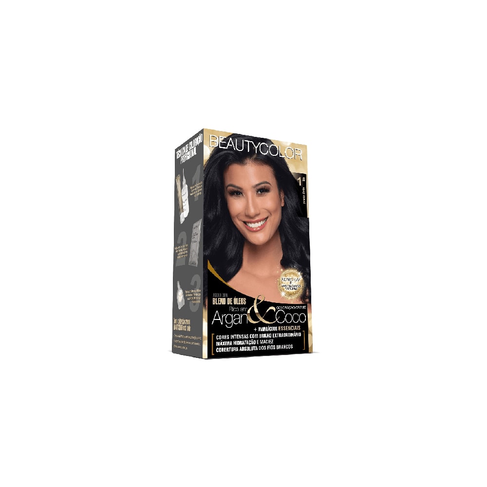 Coloração Beauty Color 1.0 Preto Onix