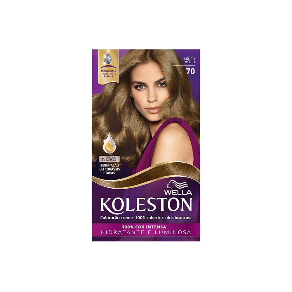 Coloração Koleston Louro Médio 70