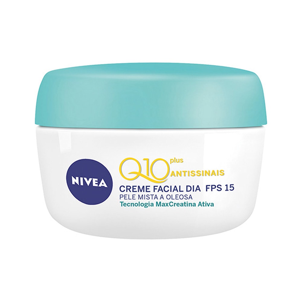 Creme Facial Anti-Idade Nivea Visage Q10 Light 52g