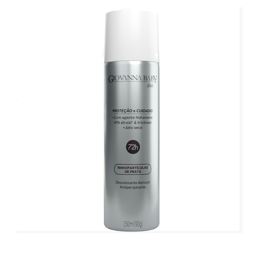 Desodorante Aerosol Giovanna Baby Silver 150ml