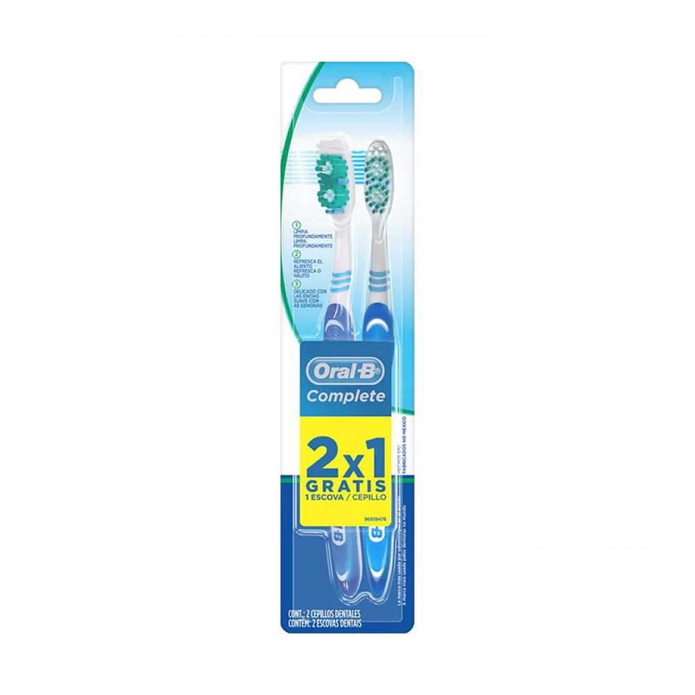 Escova Dental Oral-B Complete Macia Leve 2 Pague 1