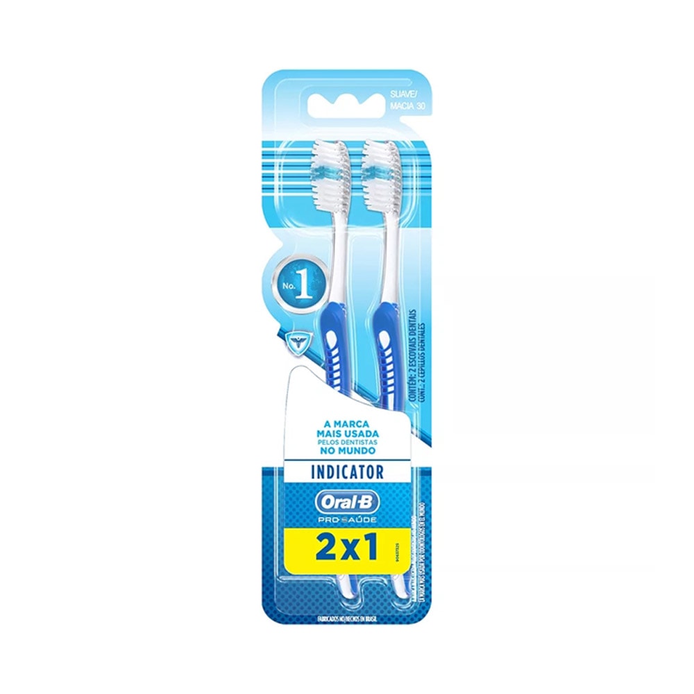 Escova Dental Oral-B Indicator Plus 30 Leve 2 Pague 1