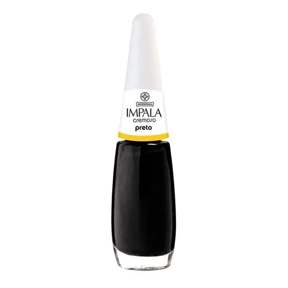 Esmalte Cremoso Impala Preto