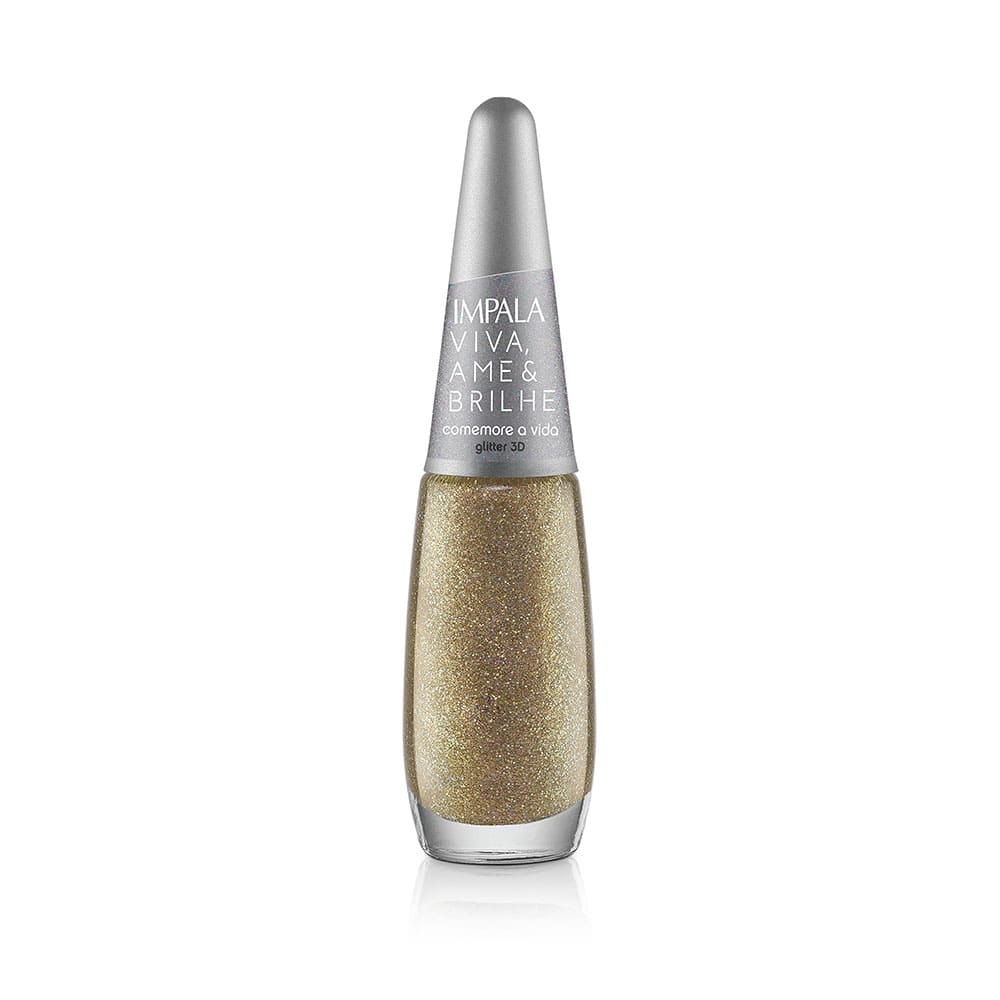 Esmalte Glitter Impala Comemore A Vida