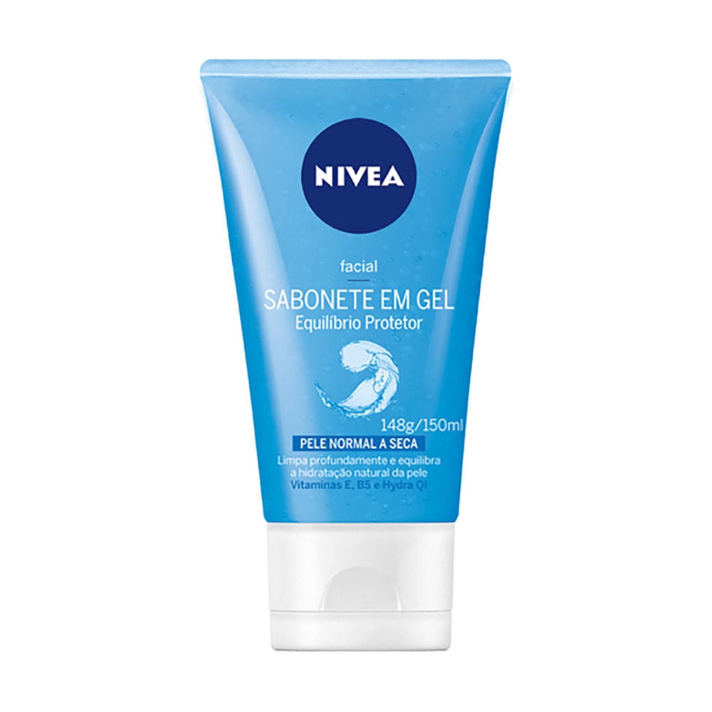 Gel de Limpeza Nivea Visage Pele Normal Azul150ml