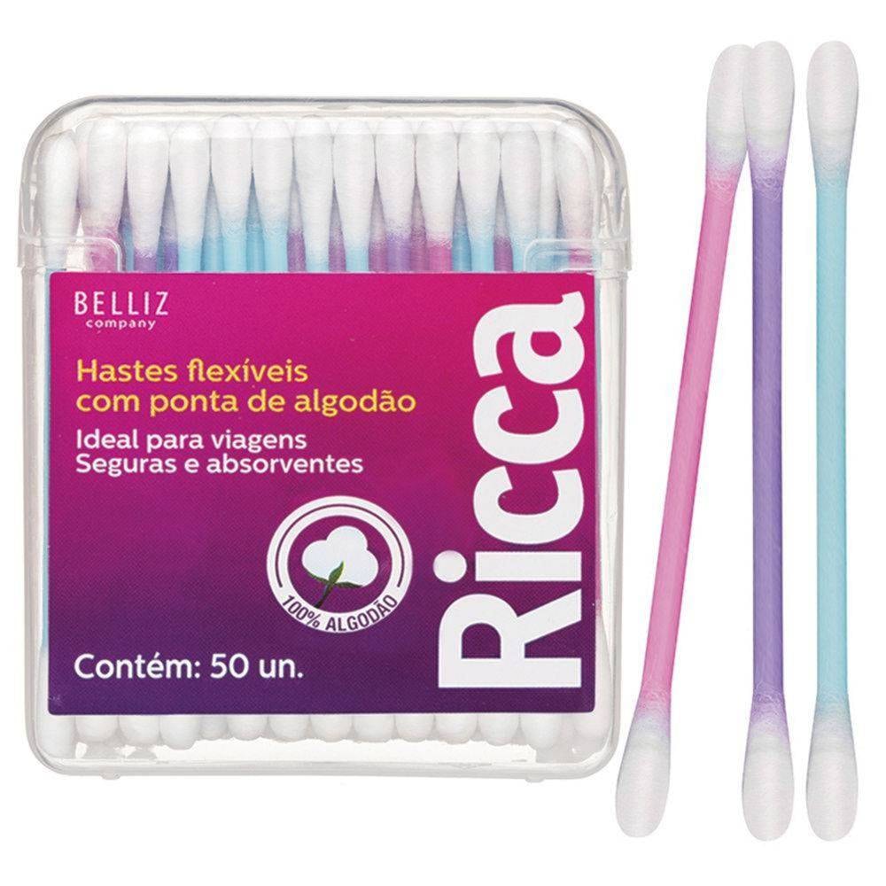Hastes Flexíveis Ricca Travel Pack 50un