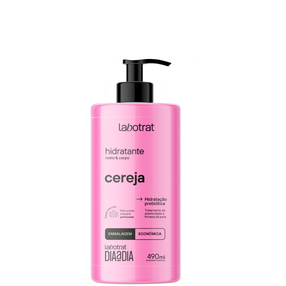 Hidratante Labotrat Corpo e Rosto Cereja 490ml