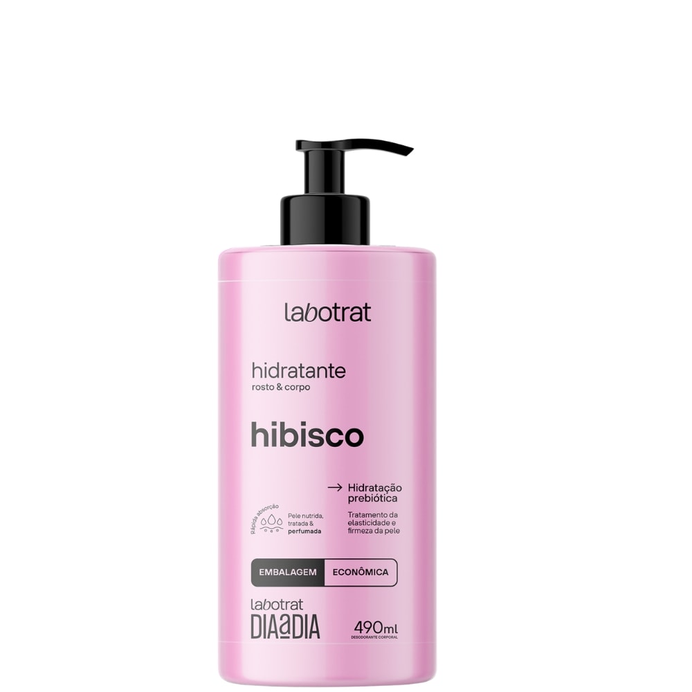 Hidratante Labotrat Corpo e Rosto Hibisco 490ml