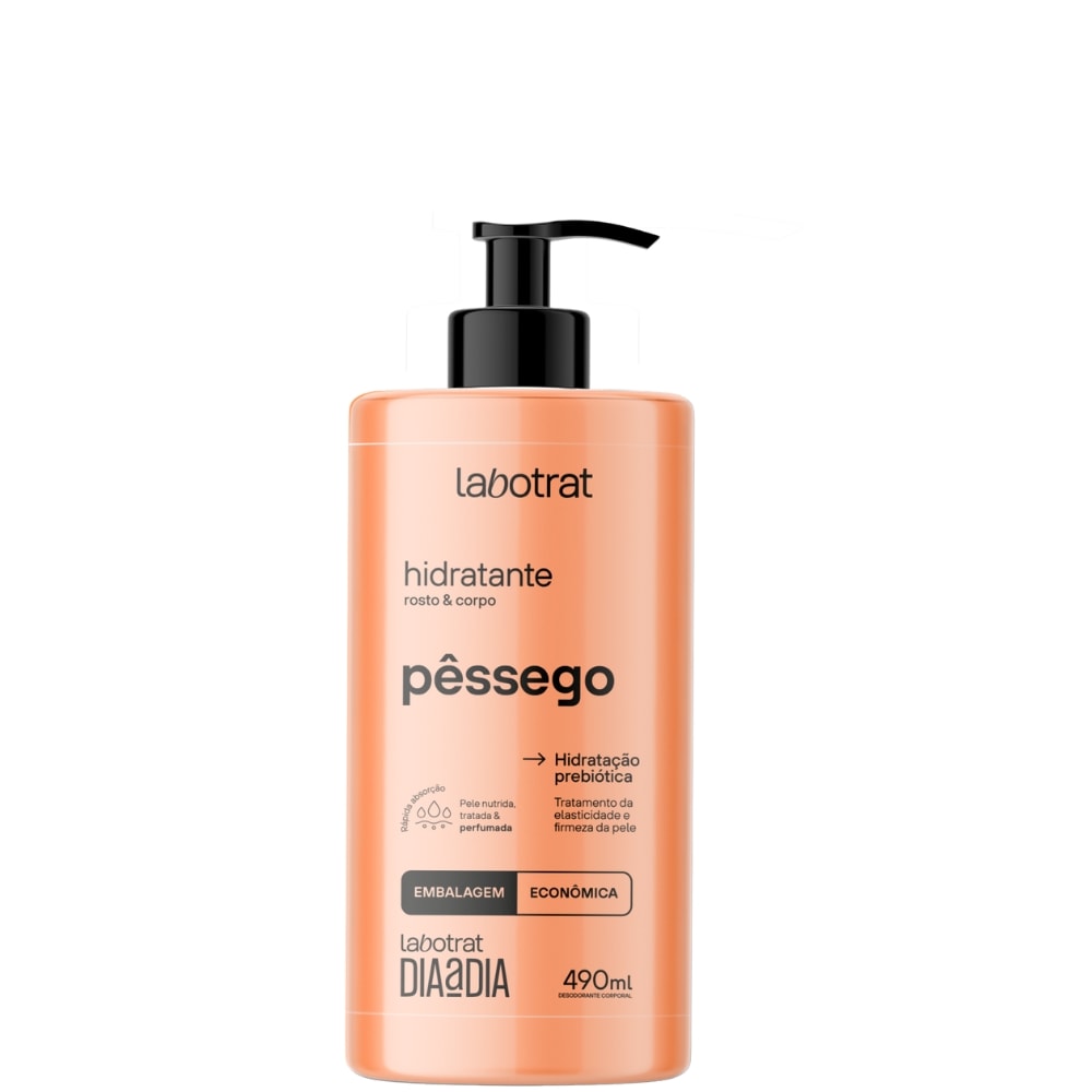 Hidratante Labotrat Corpo e Rosto Pêssego 490ml