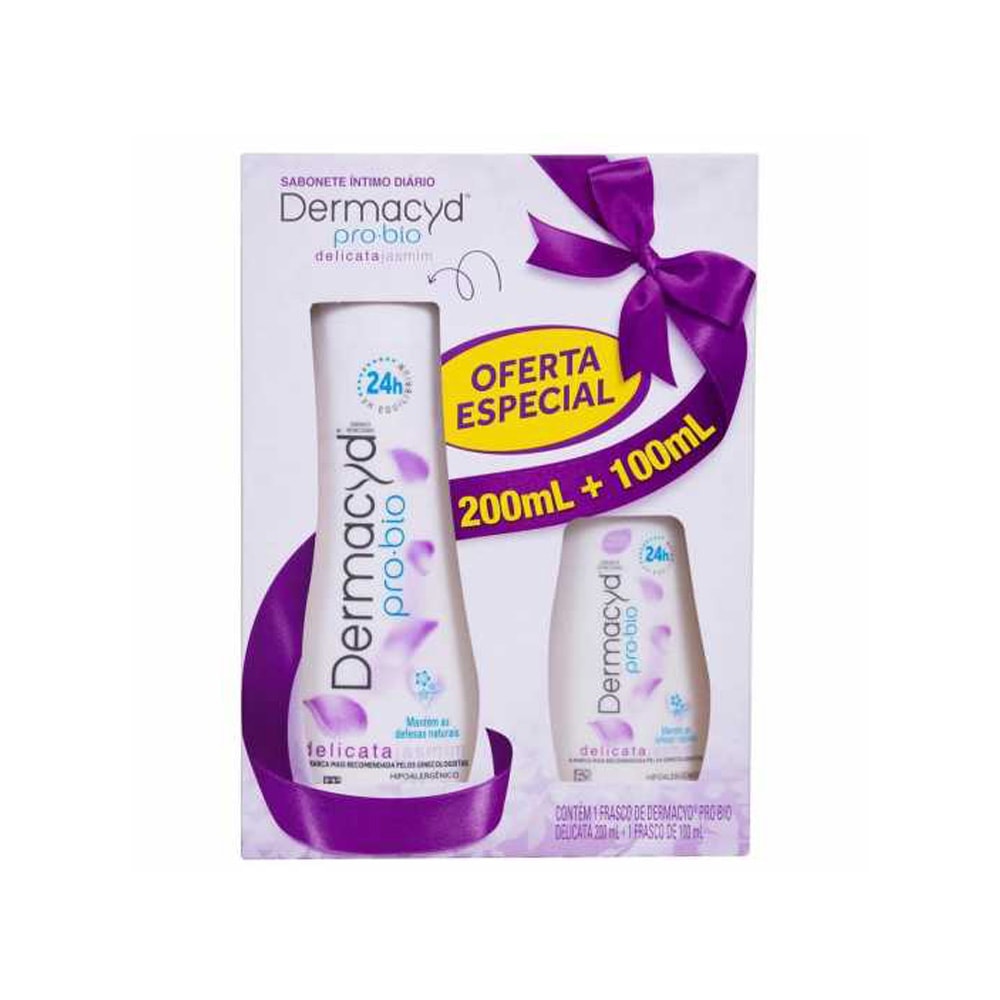 Kit de Sabonete Íntimo Dermacyd Delicata 200ml + 100ml