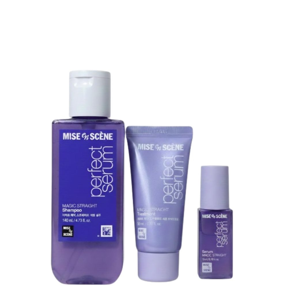 Kit Mise En Scene Mini Kit Trio Magic Straight com 3un