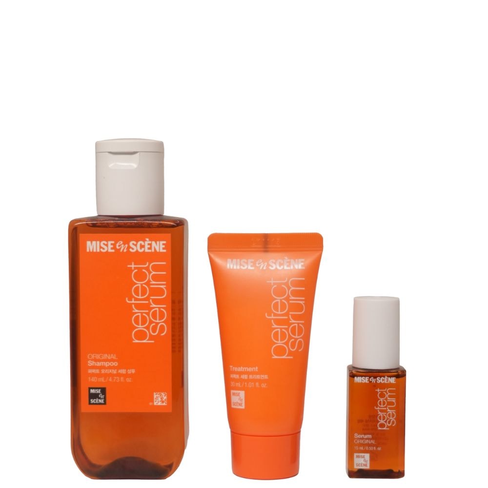 Kit Mise En Scene Mini Kit Trio Perfect Sérum Original com 3un