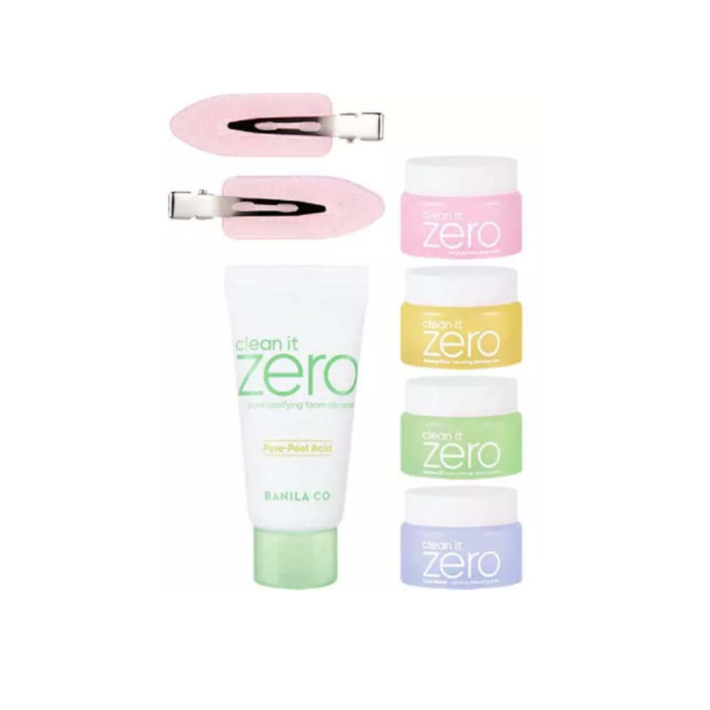 Kit Banila Co Clean it Zero Kit Cleansing Balm Travel Size Vegano
