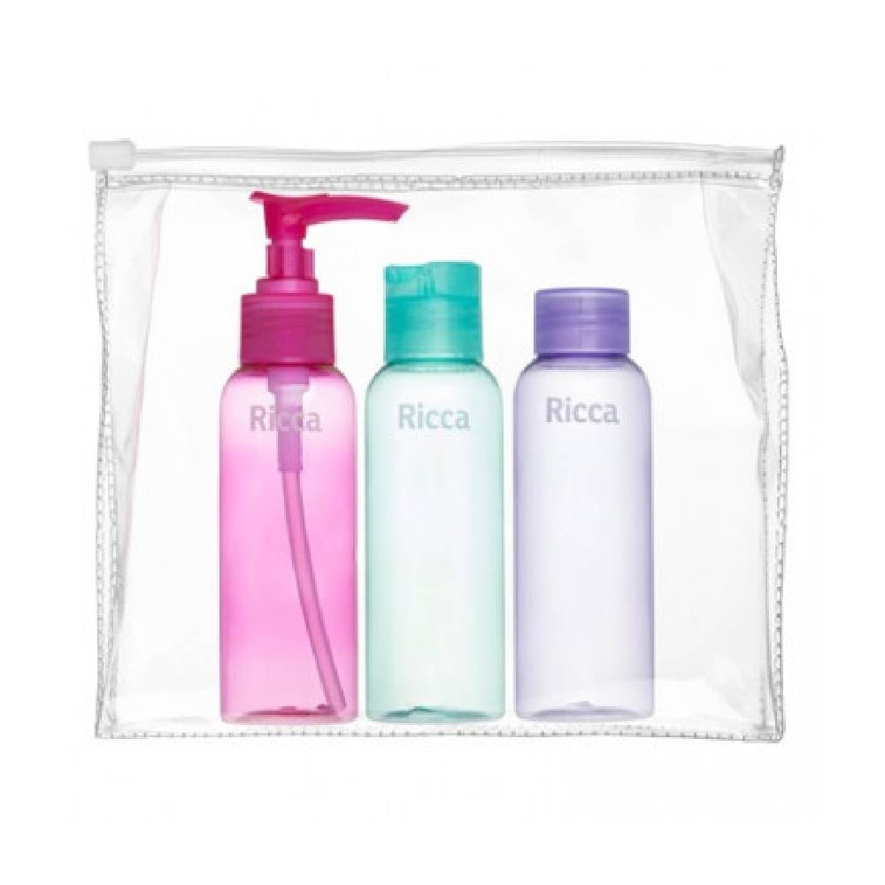 Kit Viagem Ricca Frasco 3un