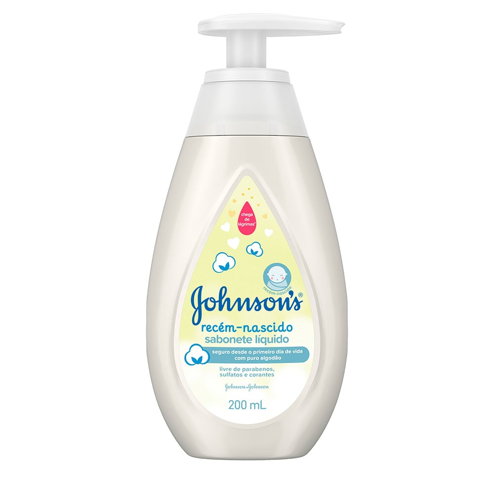 Sabonete Líquido Johnsons Baby Recém-Nascido 200 ml