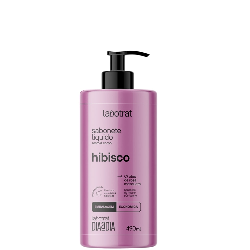 Sabonete Líquido Labotrat Dia a Dia Hibisco 490ml
