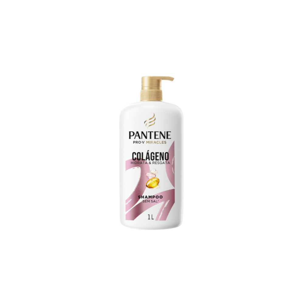 SHAMPOO PANTENE COLAGENO HIDRATA E RESGATA 1L